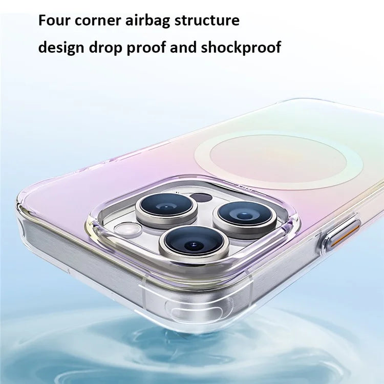 TGVI's Grace Series For iPhone 16 Pro Max Case Compatible with MagSafe Neon Color TPU+PC Phone Cover