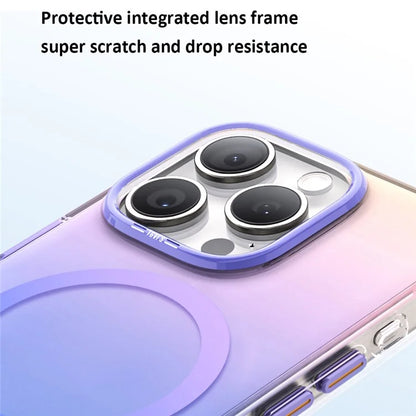 TGVI's Grace Series For iPhone 16 Pro Max Case Compatible with MagSafe Neon Color TPU+PC Phone Cover