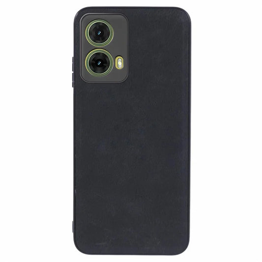 For Motorola S50 Neo 5G / Moto G85 5G Case Retro Leather Coated PC+TPU Phone Cover