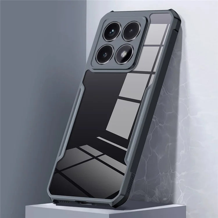 XUNDD For Xiaomi 14T Case Dropproof TPU + Acrylic Clear Back Phone Cover