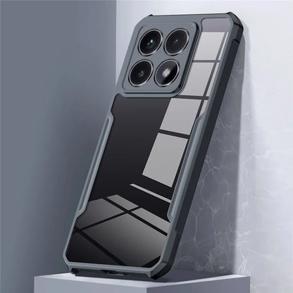 XUNDD For Xiaomi 14T Case Dropproof TPU + Acrylic Clear Back Phone Cover