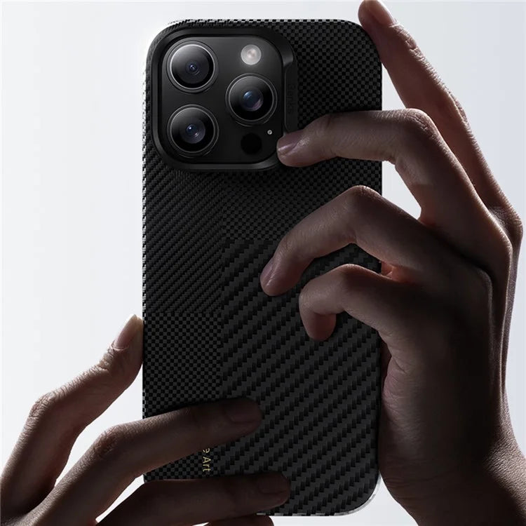 BENKS For iPhone 16 Pro Magnetic Case Kevlar Aramid Fiber Montage Phone Cover