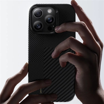 BENKS For iPhone 16 Pro Magnetic Case Kevlar Aramid Fiber Montage Phone Cover