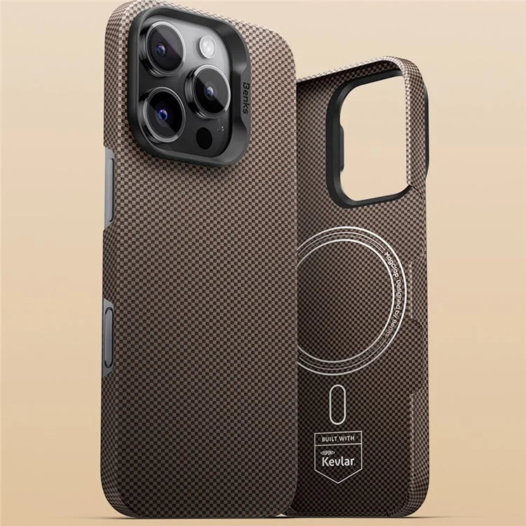BENKS For iPhone 16 Pro Max Case Kevlar Aramid Fiber Magnetic Phone Cover Compatible with MagSafe