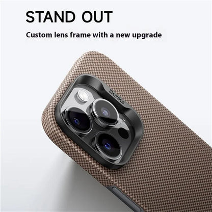 BENKS For iPhone 16 Pro Case Kevlar Aramid Fiber Magnetic Phone Cover Compatible with MagSafe