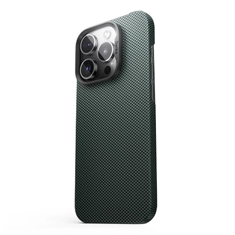 BENKS For iPhone 16 Pro Case Kevlar Aramid Fiber Magnetic Phone Cover Compatible with MagSafe