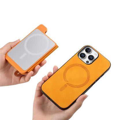 For iPhone 16 Pro Max Case Zipper Card Holder Leather+TPU+PC Phone Cover 2-in-1 Magnetic Detachable