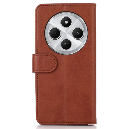 For Xiaomi Redmi 14C 4G Case Cowhide Texture Leather Wallet Phone Cover with Stand