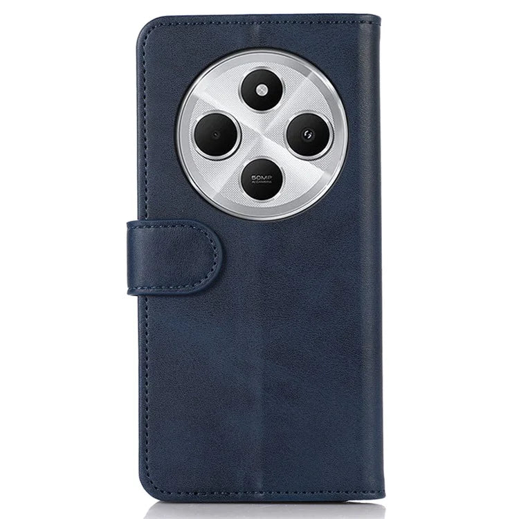 For Xiaomi Redmi 14C 4G Case Cowhide Texture Leather Wallet Phone Cover with Stand