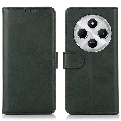 For Xiaomi Redmi 14C 4G Case Cowhide Texture Leather Wallet Phone Cover with Stand