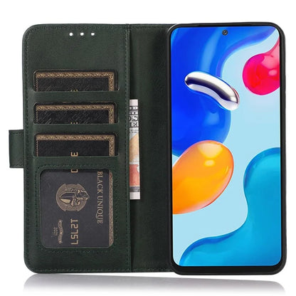 For Xiaomi Redmi 14C 4G Case Cowhide Texture Leather Wallet Phone Cover with Stand
