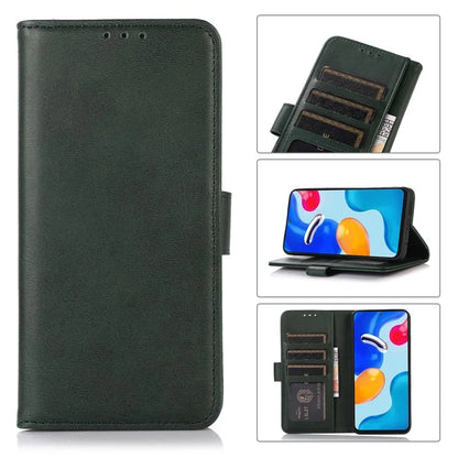 For Xiaomi Redmi 14C 4G Case Cowhide Texture Leather Wallet Phone Cover with Stand