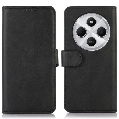 For Xiaomi Redmi 14C 4G Case Cowhide Texture Leather Wallet Phone Cover with Stand