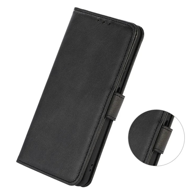 For Xiaomi Redmi 14C 4G Case Cowhide Texture Leather Wallet Phone Cover with Stand