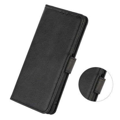 For Xiaomi Redmi 14C 4G Case Cowhide Texture Leather Wallet Phone Cover with Stand