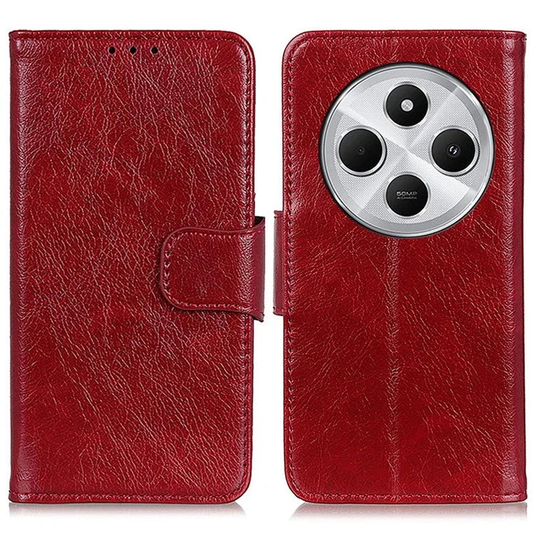 For Xiaomi Redmi 14C 4G Case Nappa Texture Split Leather Wallet Phone Cover