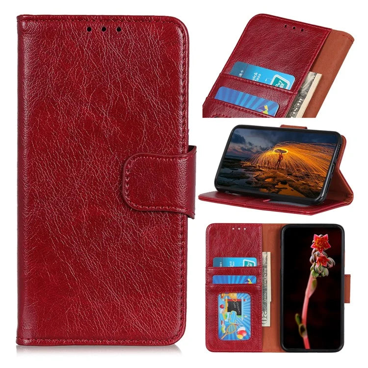 For Xiaomi Redmi 14C 4G Case Nappa Texture Split Leather Wallet Phone Cover