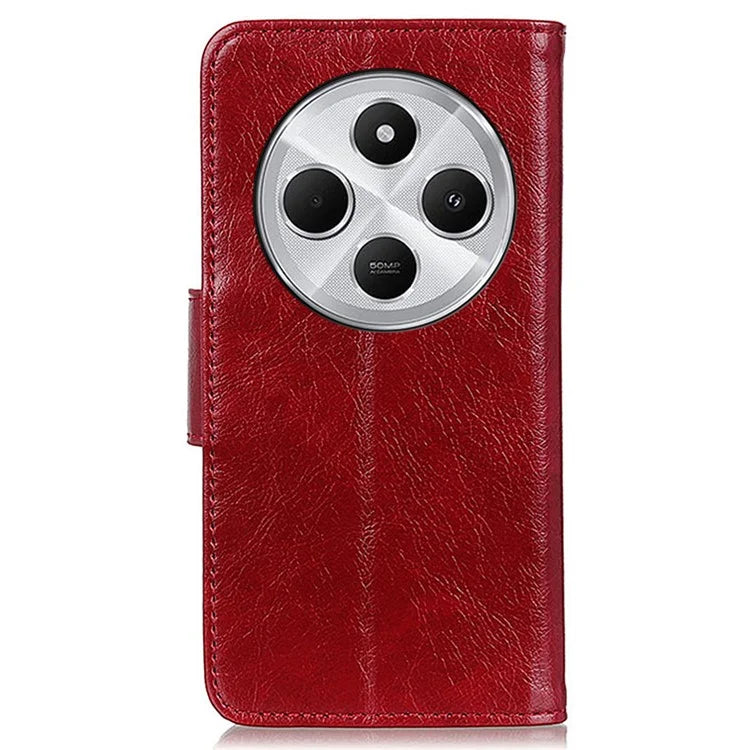 For Xiaomi Redmi 14C 4G Case Nappa Texture Split Leather Wallet Phone Cover