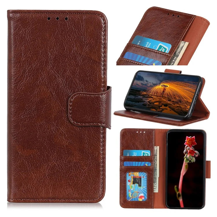 For Xiaomi Redmi 14C 4G Case Nappa Texture Split Leather Wallet Phone Cover