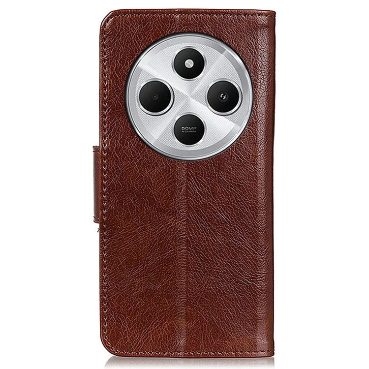 For Xiaomi Redmi 14C 4G Case Nappa Texture Split Leather Wallet Phone Cover