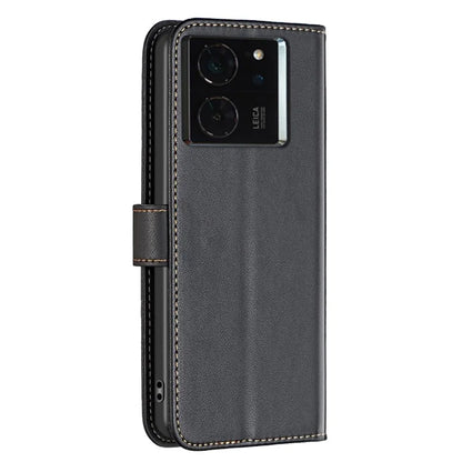 BINFEN COLOR BF17 For Xiaomi 14T Pro Case Wallet Folio Flip Leather Cover