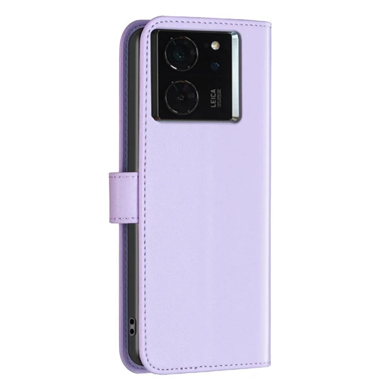 BINFEN COLOR BF17 For Xiaomi 14T Pro Case Wallet Folio Flip Leather Cover