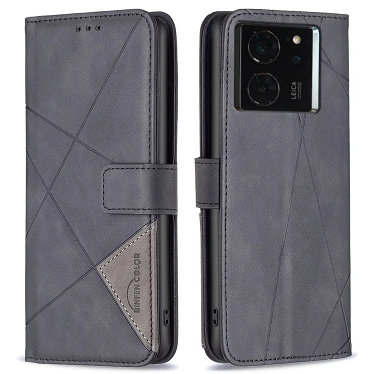 BINFEN COLOR BF05 For Xiaomi 14T Pro Case Leather Phone Cover Wallet Stand