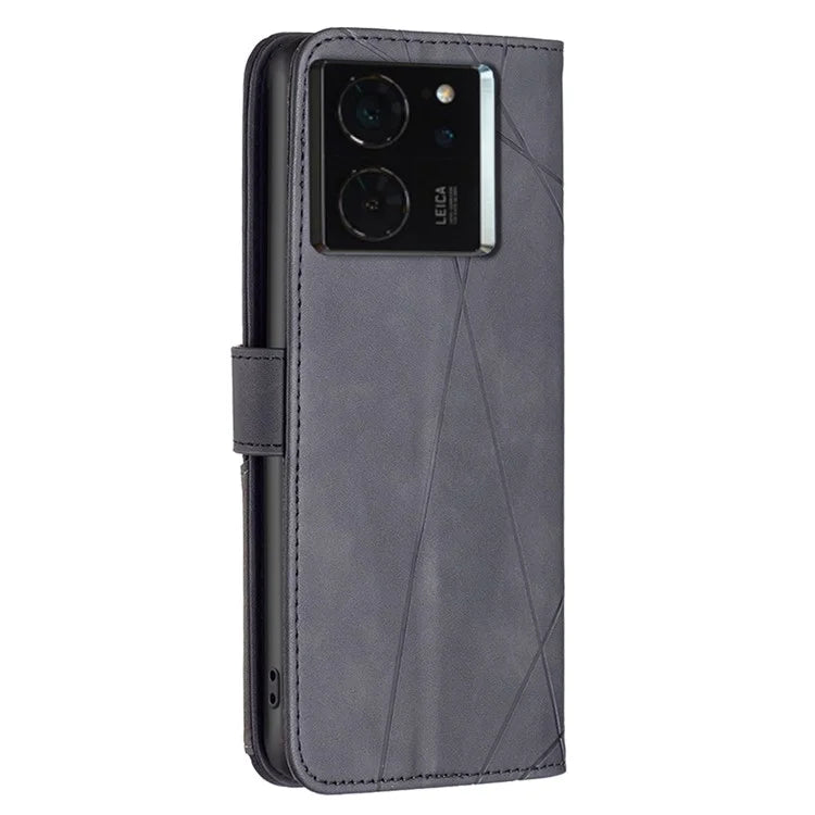 BINFEN COLOR BF05 For Xiaomi 14T Pro Case Leather Phone Cover Wallet Stand