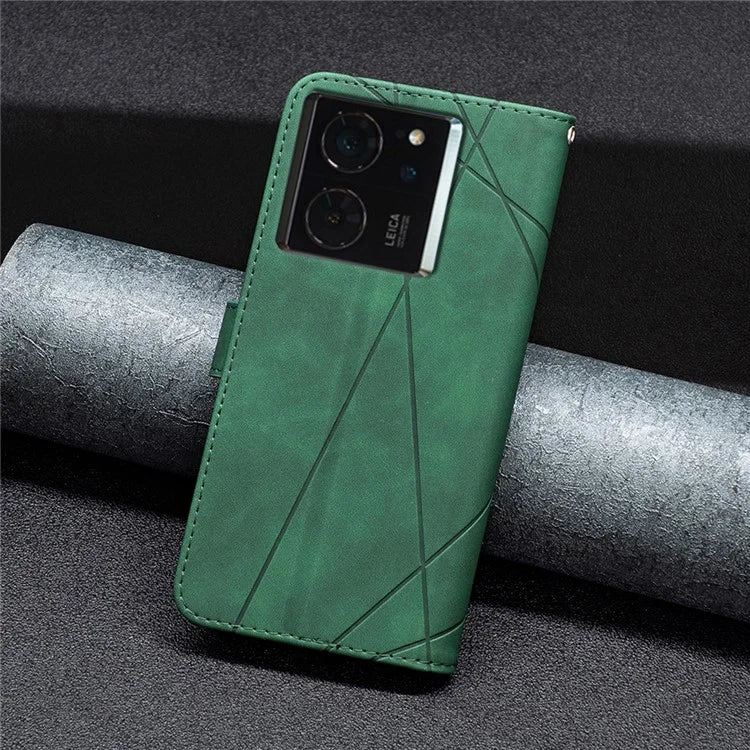BINFEN COLOR BF05 For Xiaomi 14T Pro Case Leather Phone Cover Wallet Stand
