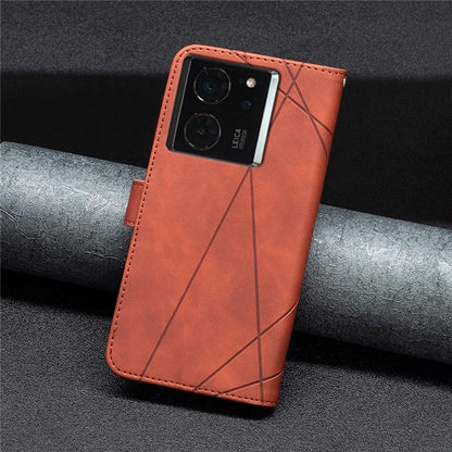 BINFEN COLOR BF05 For Xiaomi 14T Pro Case Leather Phone Cover Wallet Stand