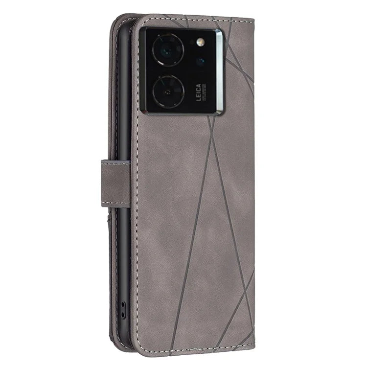 BINFEN COLOR BF05 For Xiaomi 14T Pro Case Leather Phone Cover Wallet Stand