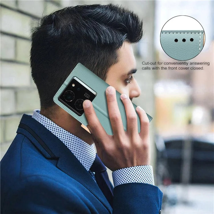 BINFEN COLOR BF33 Case for Xiaomi 14T Leather Case Splicing Color RFID Blocking
