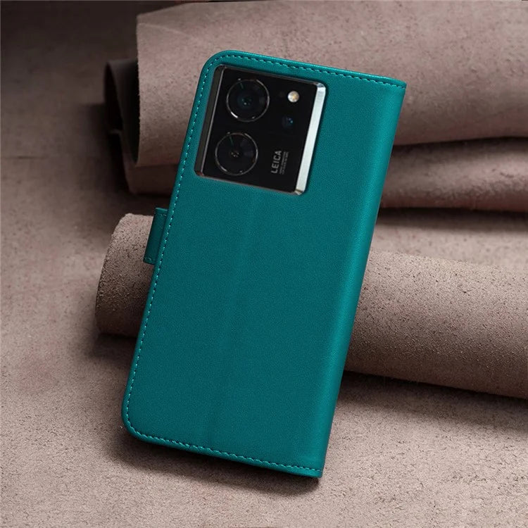 BINFEN COLOR BF17 For Xiaomi 14T Case Wallet Folio Flip Leather Phone Cover