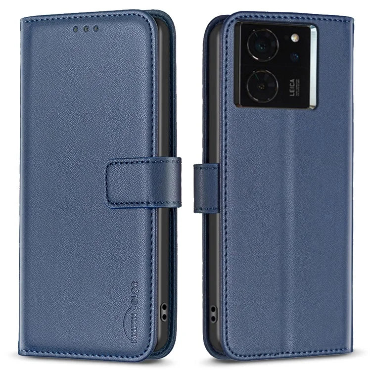 BINFEN COLOR BF17 For Xiaomi 14T Case Wallet Folio Flip Leather Phone Cover