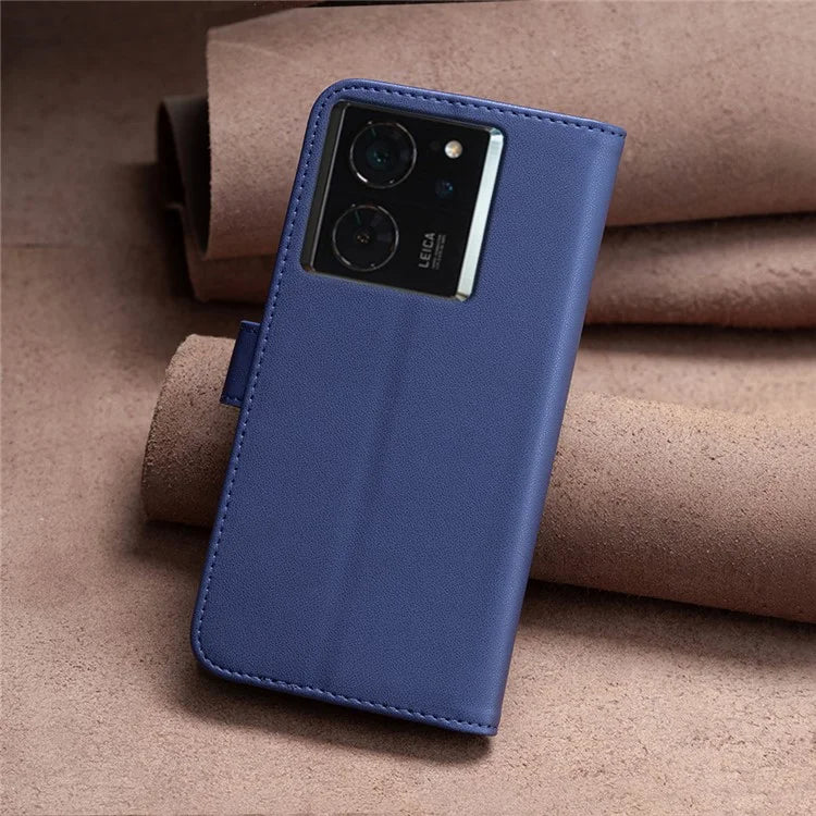 BINFEN COLOR BF17 For Xiaomi 14T Case Wallet Folio Flip Leather Phone Cover