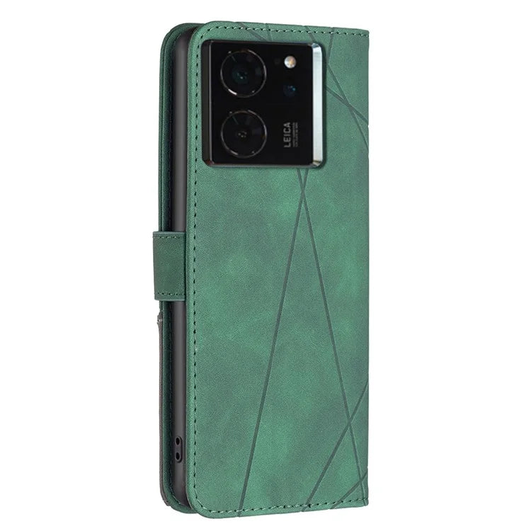 BINFEN COLOR BF05 For Xiaomi 14T Case Leather Phone Cover Wallet Stand