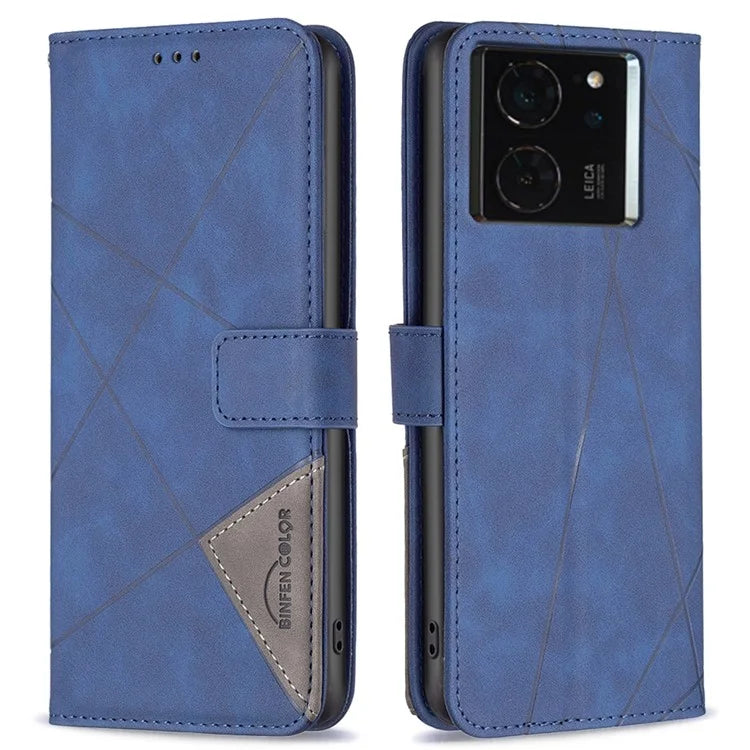 BINFEN COLOR BF05 For Xiaomi 14T Case Leather Phone Cover Wallet Stand