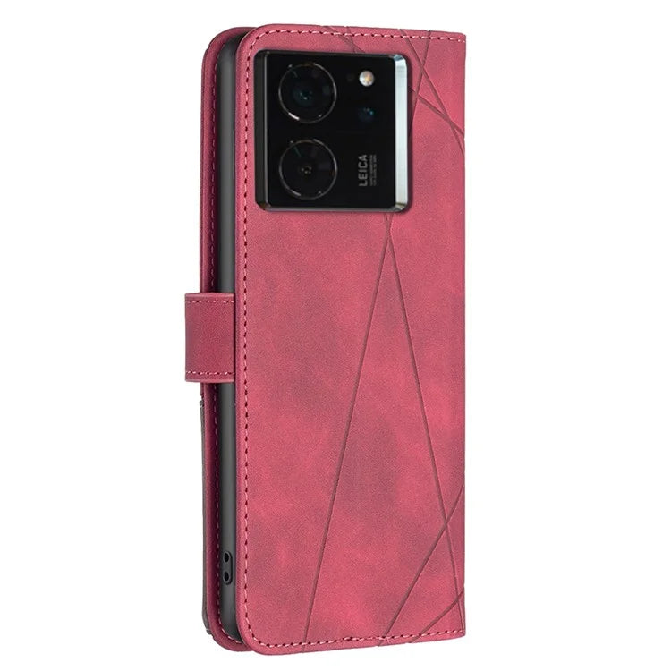 BINFEN COLOR BF05 For Xiaomi 14T Case Leather Phone Cover Wallet Stand