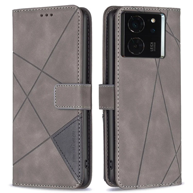 BINFEN COLOR BF05 For Xiaomi 14T Case Leather Phone Cover Wallet Stand