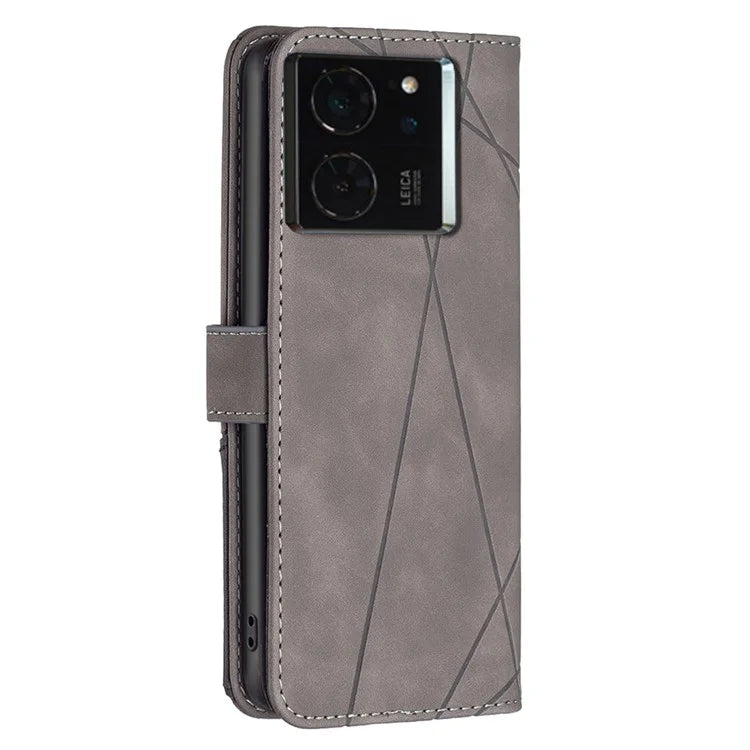 BINFEN COLOR BF05 For Xiaomi 14T Case Leather Phone Cover Wallet Stand