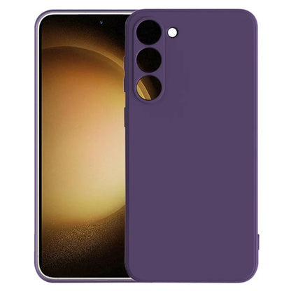 KALEBOL KLB-TPU003 For Samsung Galaxy S23 Case Anti-Scratch Solid Color TPU Phone Cover