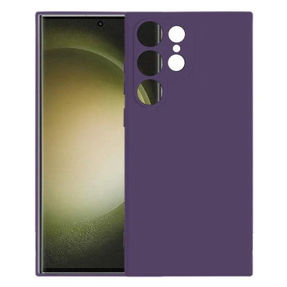 KALEBOL KLB-TPU003 For Samsung Galaxy S23 Ultra Case Anti-Scratch Solid Color TPU Phone Cover
