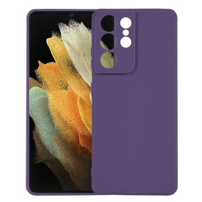 KALEBOL KLB-TPU003 For Samsung Galaxy S21 Ultra 5G Case Anti-Scratch Solid Color TPU Phone Cover