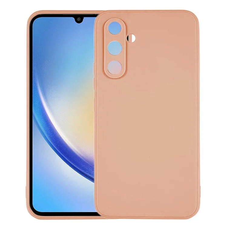 KALEBOL KLB-TPU003 For Samsung Galaxy A34 5G Case Anti-Scratch Solid Color TPU Phone Cover