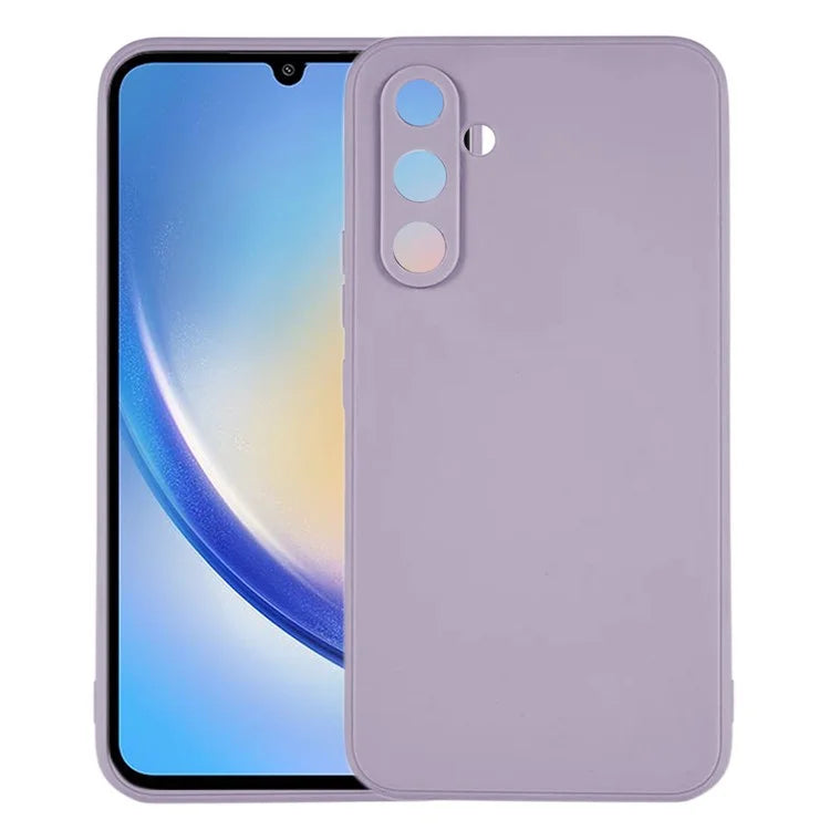 KALEBOL KLB-TPU003 For Samsung Galaxy A34 5G Case Anti-Scratch Solid Color TPU Phone Cover