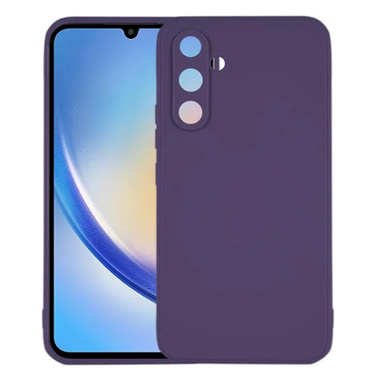 KALEBOL KLB-TPU003 For Samsung Galaxy A34 5G Case Anti-Scratch Solid Color TPU Phone Cover
