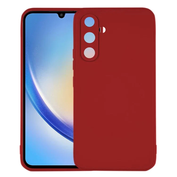 KALEBOL KLB-TPU003 For Samsung Galaxy A34 5G Case Anti-Scratch Solid Color TPU Phone Cover
