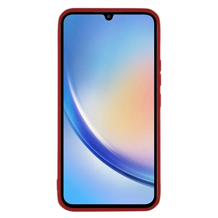 KALEBOL KLB-TPU003 For Samsung Galaxy A34 5G Case Anti-Scratch Solid Color TPU Phone Cover