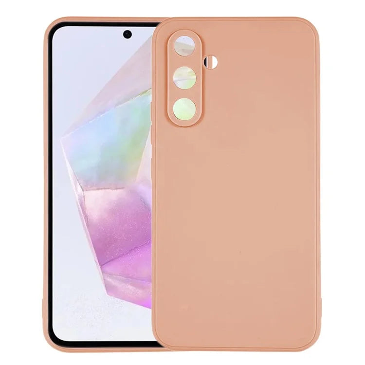 KALEBOL KLB-TPU003 For Samsung Galaxy A35 5G Case Anti-Scratch Solid Color TPU Phone Cover