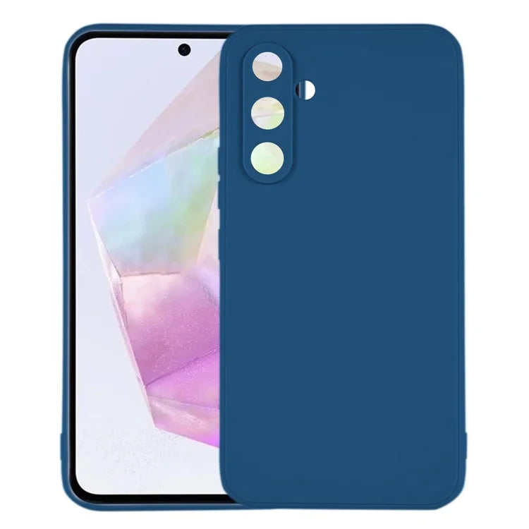 KALEBOL KLB-TPU003 For Samsung Galaxy A35 5G Case Anti-Scratch Solid Color TPU Phone Cover
